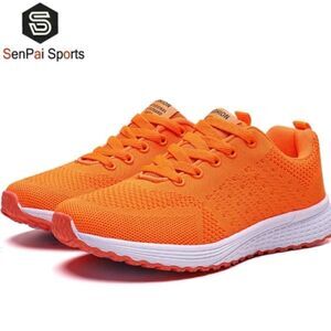 Orange Leisure and Comfort Shoes